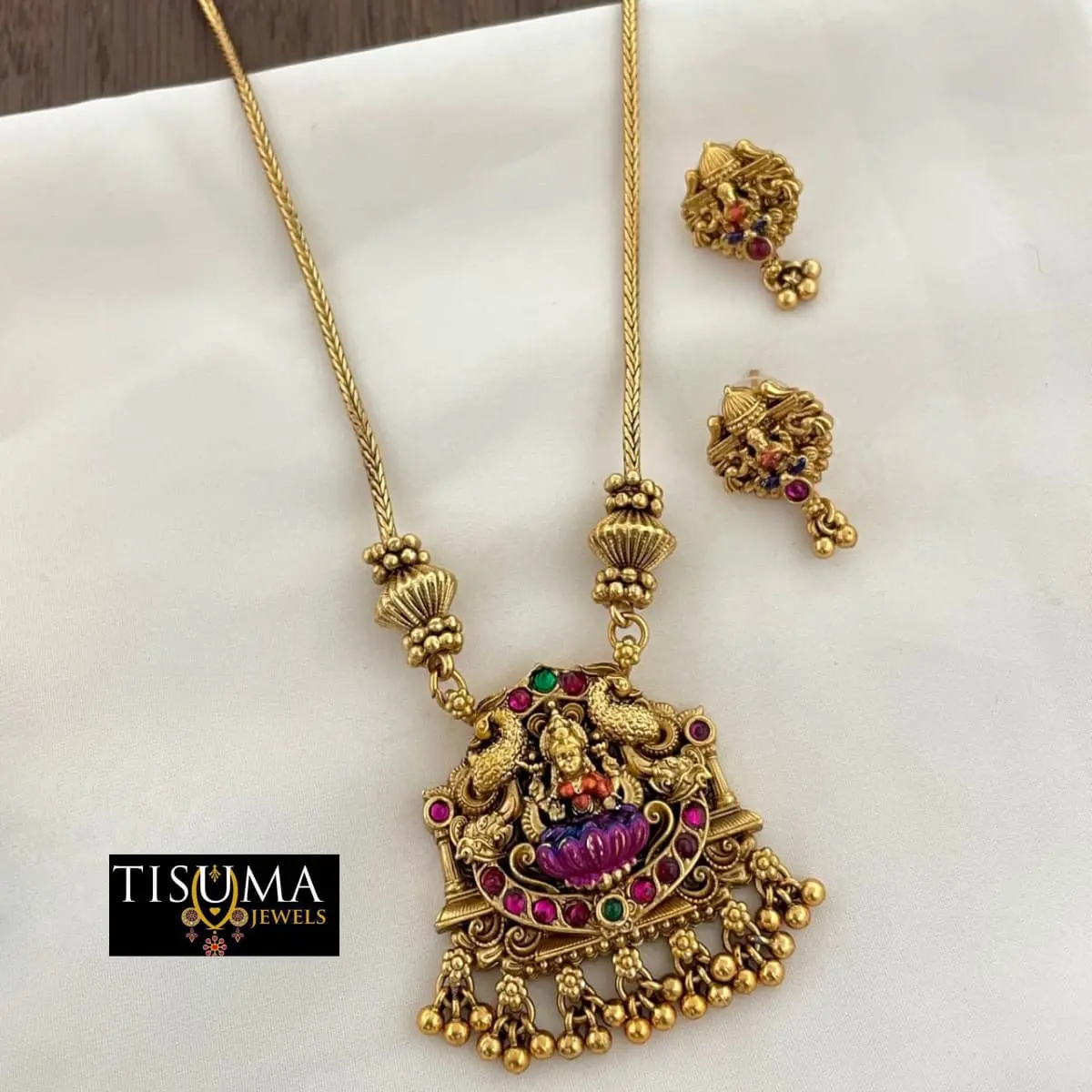 Antique Gold Temple Pendant
